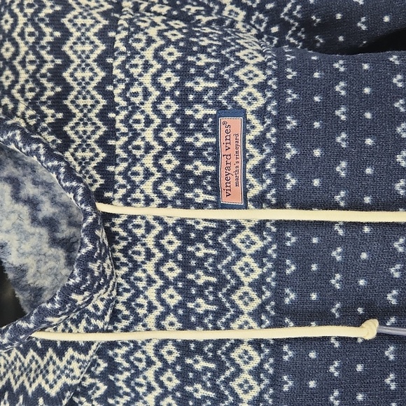 Vineyard Vines Fair Isle Fleece Pullover - Picture 4 of 10